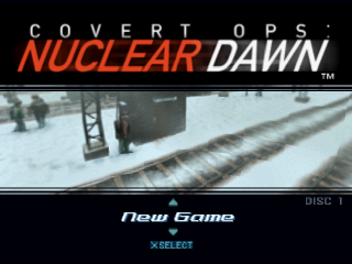 Covert Ops Nuclear Dawn box art for Playstation